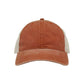 Low Profile Pigment-Dyed Trucker Snap Buckle Closure Cap