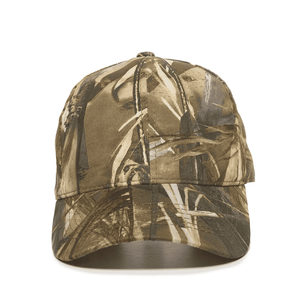 Structured 6-Panel Print Hat w/ Velcro Back