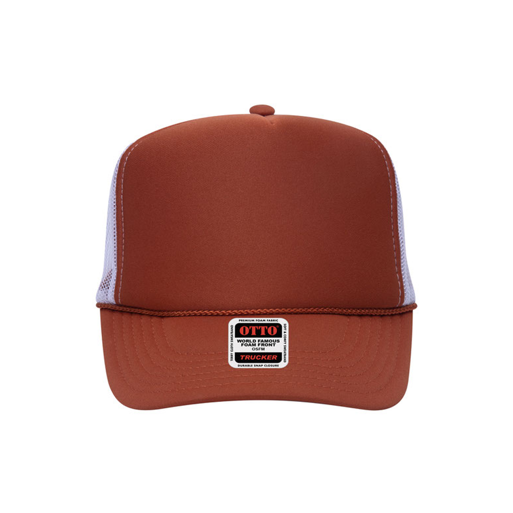 High Profile Mesh Back Foam Trucker Cap