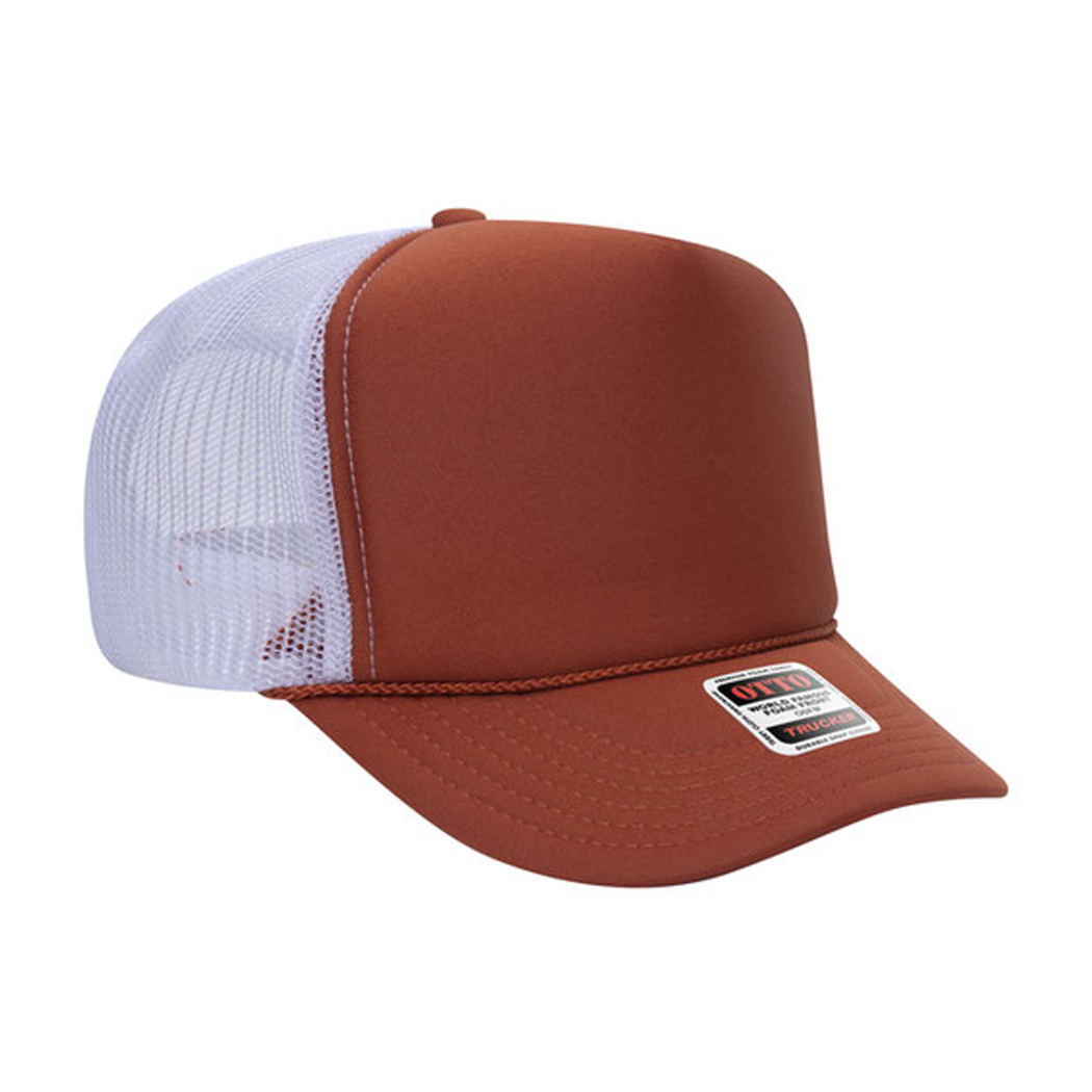 High Profile Mesh Back Foam Trucker Cap