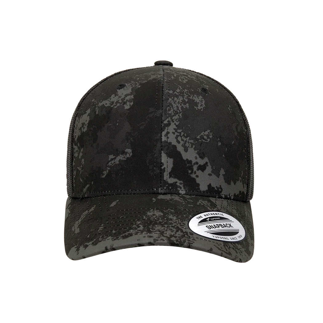 Flexfit Yupoong Classics Veil Camo Retro Trucker Cap