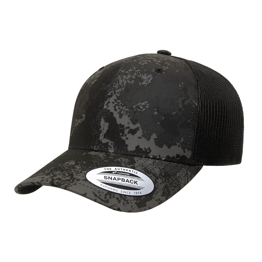 Flexfit Yupoong Classics Veil Camo Retro Trucker Cap