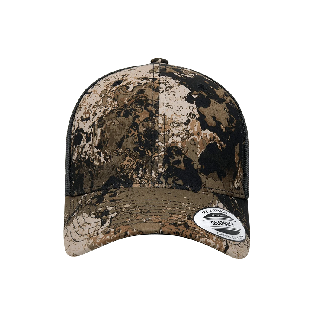 Flexfit Yupoong Classics Veil Camo Retro Trucker Cap