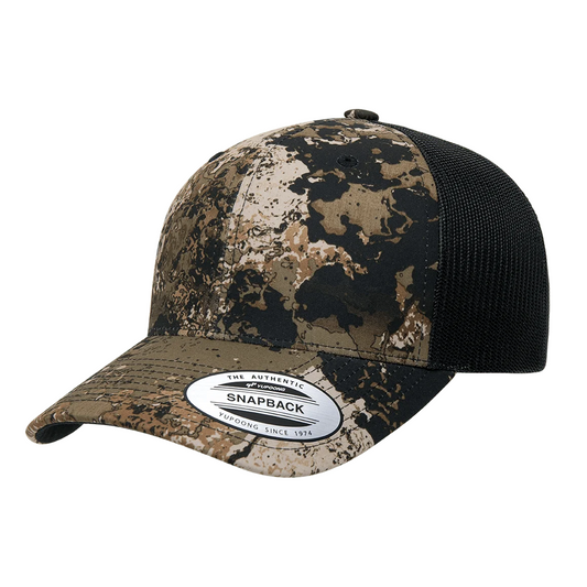 Flexfit Yupoong Classics Veil Camo Retro Trucker Cap