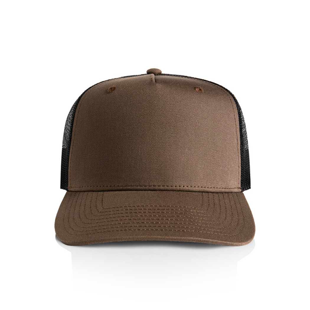 5-Panel Structured Stock Contrast Trucker Cap