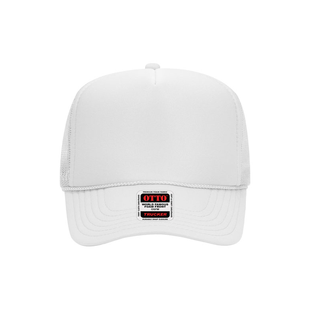 High Profile Mesh Back Foam Trucker Cap