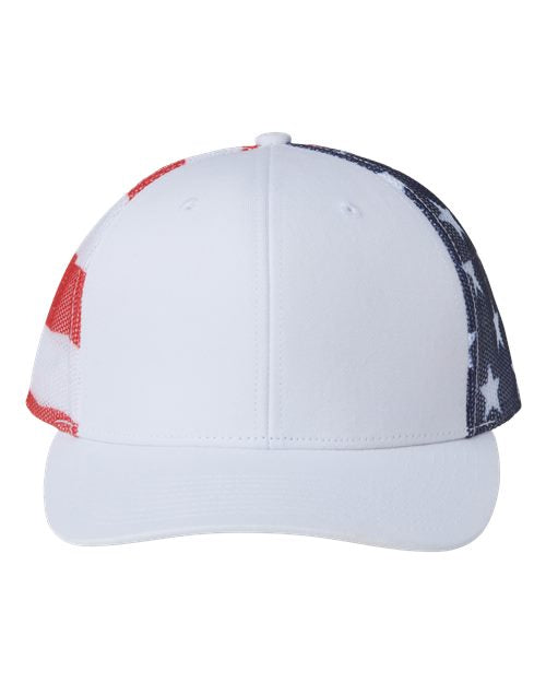 Mid Profile Printed Mesh Trucker Cap