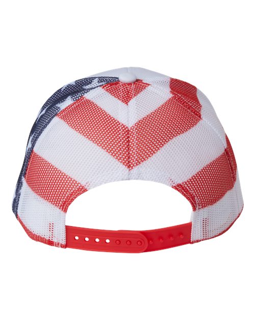 Mid Profile Printed Mesh Trucker Cap