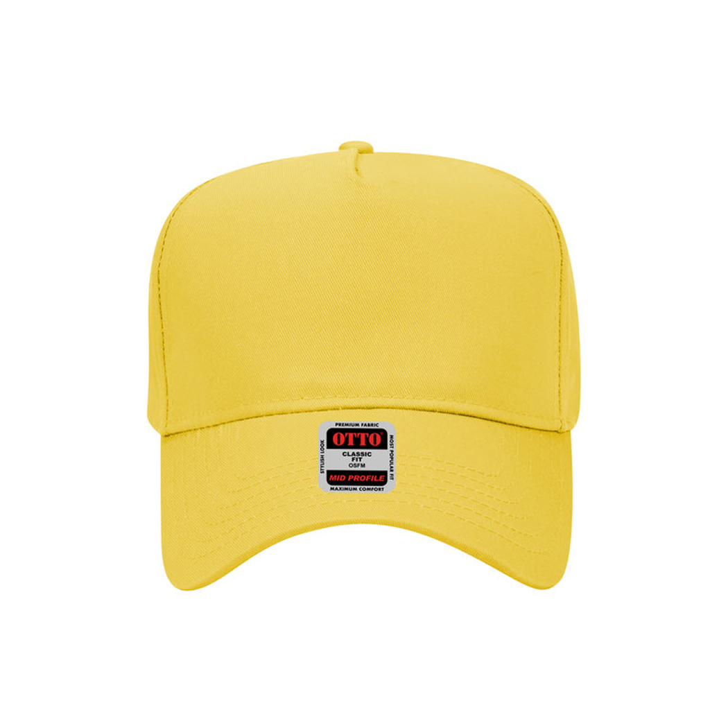 5-Panel Mid Profile Structured Baseball Cap