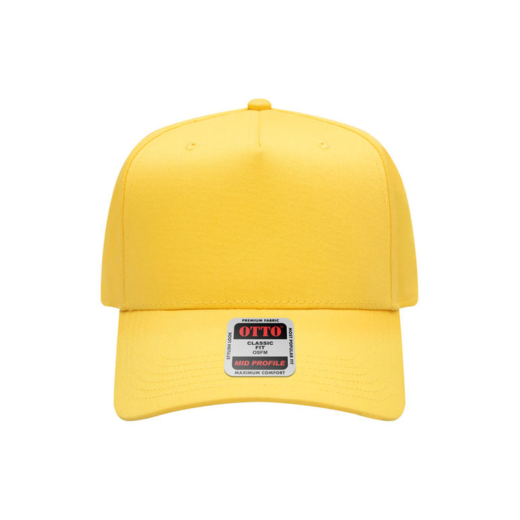 5-Panel Mid Profile Structured Baseball Cap