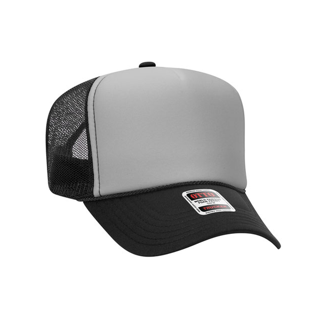 High Profile Mesh Back Foam Trucker Cap