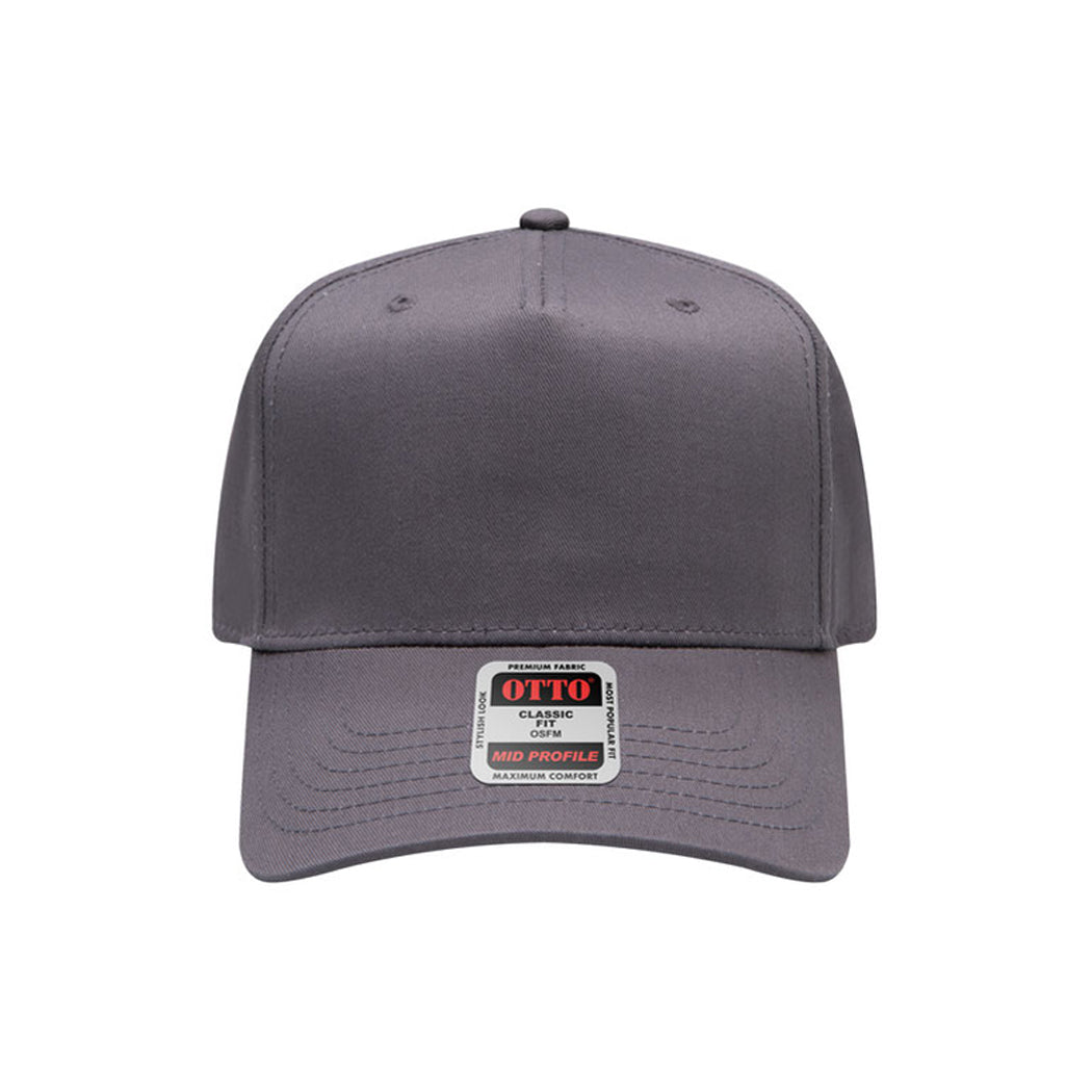 5-Panel Mid Profile Structured Baseball Cap