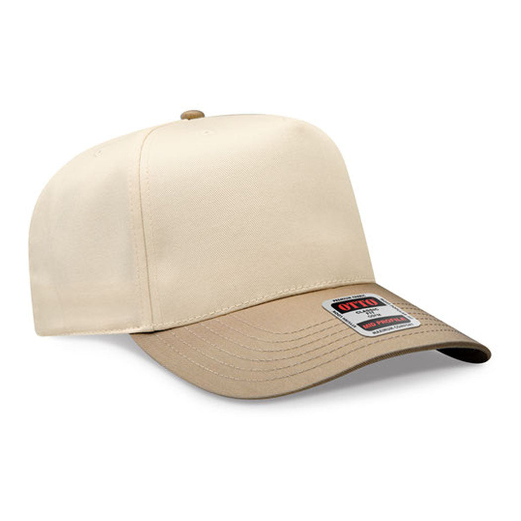 5-Panel Mid Profile Structured Baseball Cap