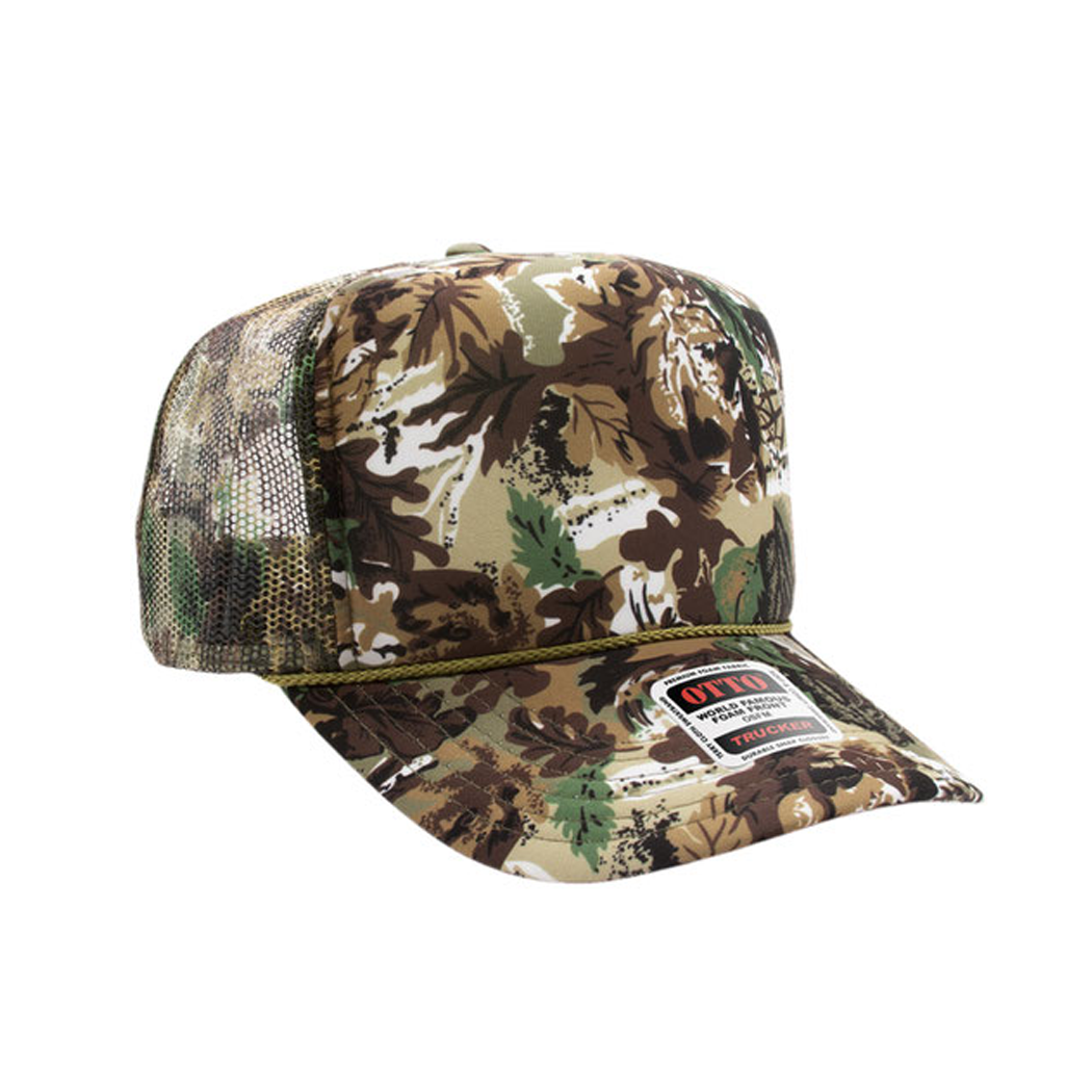 High Profile Mesh Back Foam Trucker Cap
