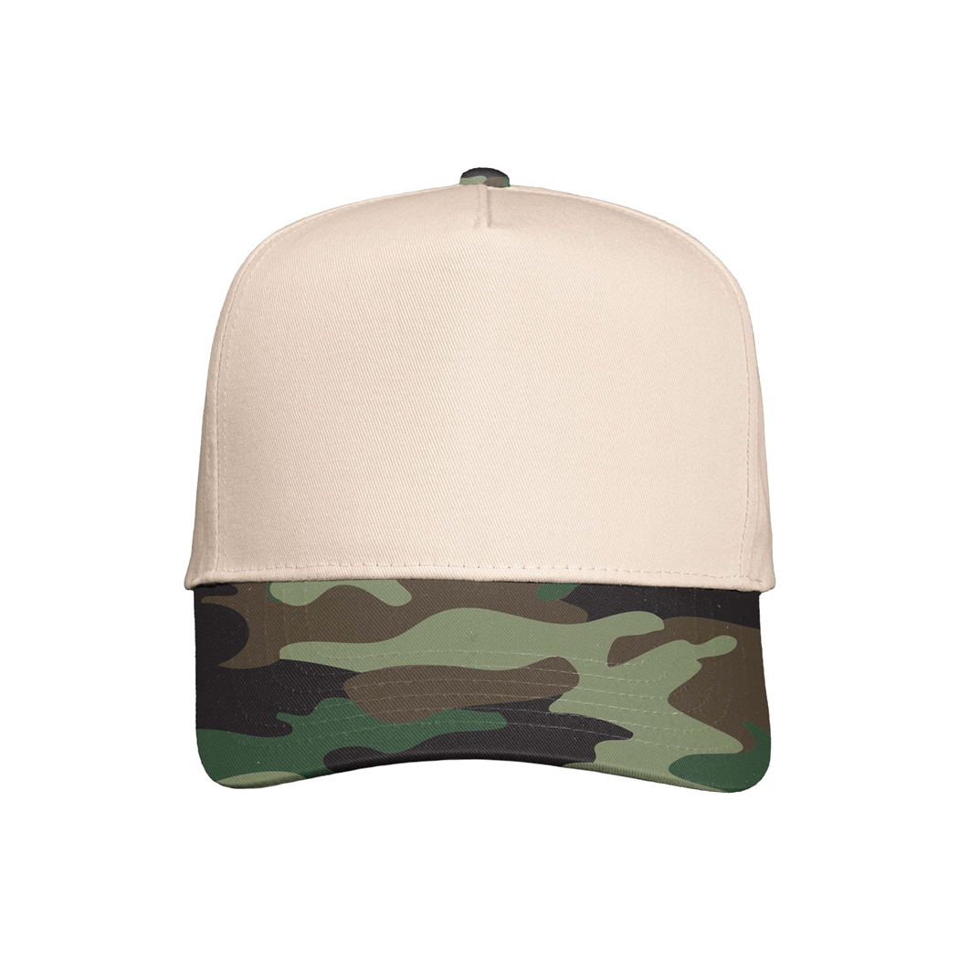Five-Panel Mid Profile Snapback Cap